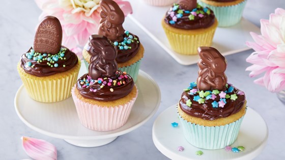 Ghirardelli Chocolate Frosted Cupcakes