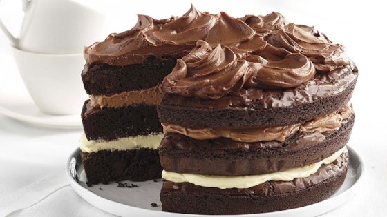Ghirardelli Ombre Brownie Cake