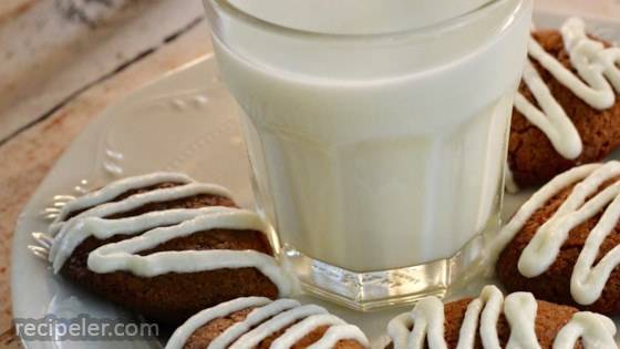 Ginger Cookies With Orange Glaze