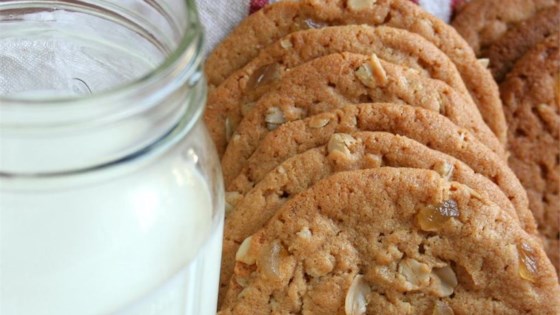 Ginger-touched Oatmeal Peanut Butter Cookies