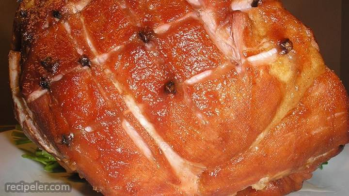 glazed ham