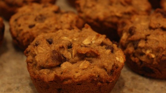 gluten-free choc chip oatmeal muffins