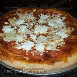 Goat Cheese and Tomato Pizza