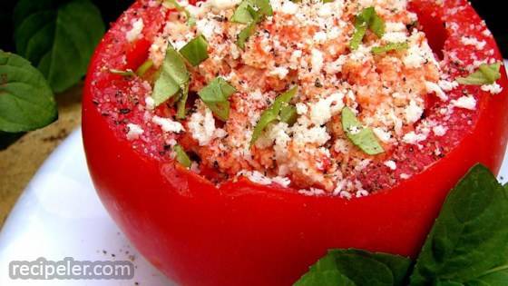 Goat Cheese Stuffed Tomatoes