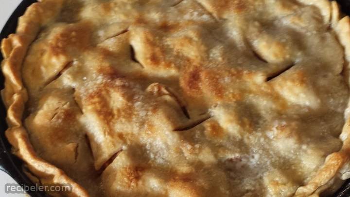 Grandma's Ron Skillet Apple Pie