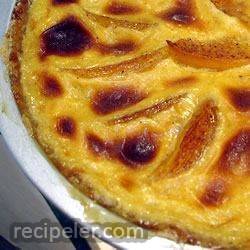 grandma sal's peach kuchen