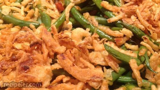 Green Bean And Canadian Bacon Casserole