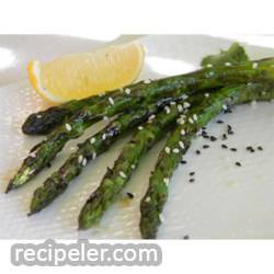 Grilled Asian Asparagus