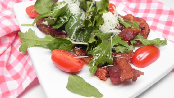 Grilled Bacon Salad With Arugula And Balsamic