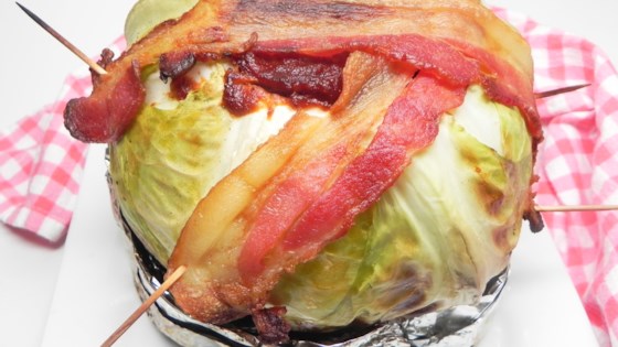 Grilled Cabbage With Bacon