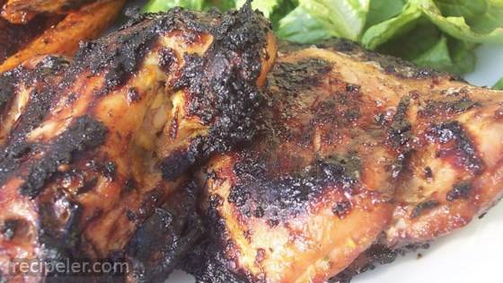 Grilled Caribbean Chicken Breasts