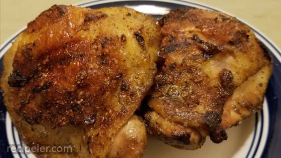 Grilled Chicken Thighs and Marinade