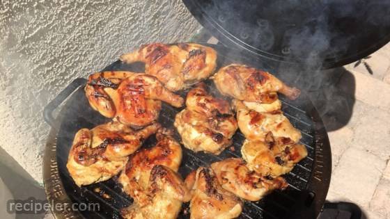 Grilled Cornish Game Hens