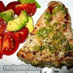 Grilled Jalapeno Tuna Steaks