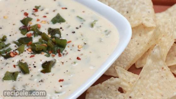 Grilled Poblano Queso Dip
