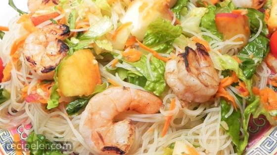 Grilled Shrimp and Rice Noodle Salad