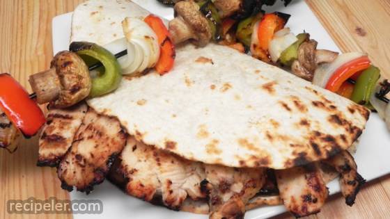 Grilled Tequila-Lime Chicken Fajitas