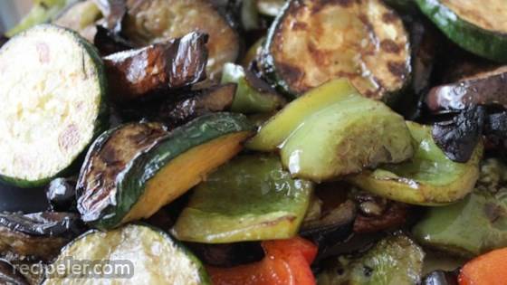 Grilled Vegetables with Balsamic Vinegar