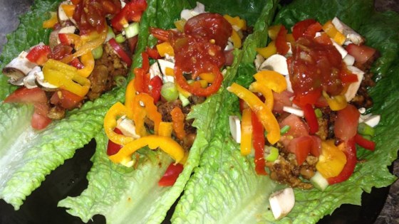 Ground Turkey Taco Lettuce Wraps