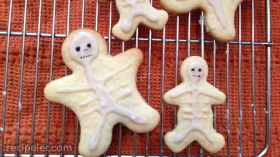 Halloween Skeleton Cookies