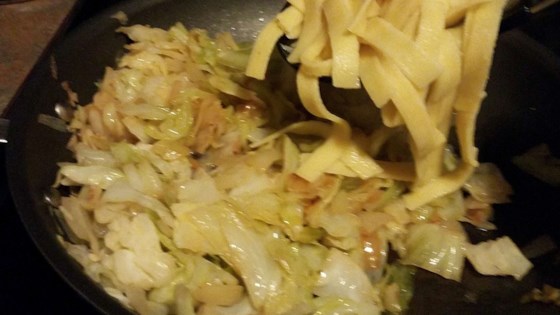 Halushki (vegetarian Fried Cabbage And Noodles)