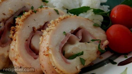 Healthier Chicken Cordon Bleu