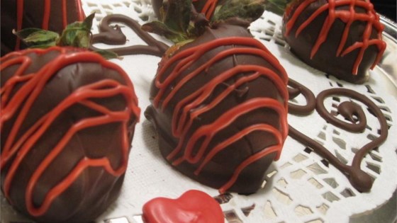 healthier chocolate covered strawberries