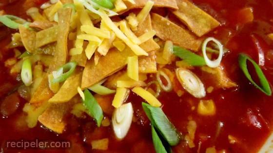 Healthier Slow-Cooker Chicken Tortilla Soup