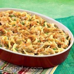 hearty chicken and noodle casserole