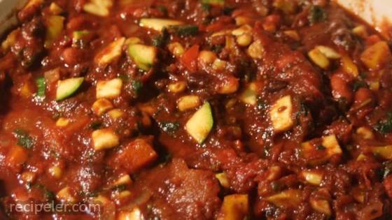 Hearty Vegan Slow-Cooker Chili