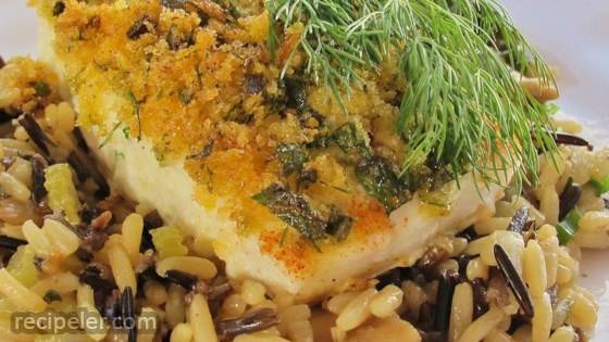 Herb Crusted Halibut