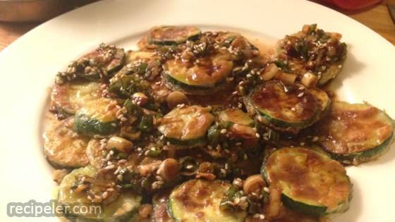 Hobak Jeon (pan-fried Zucchini)