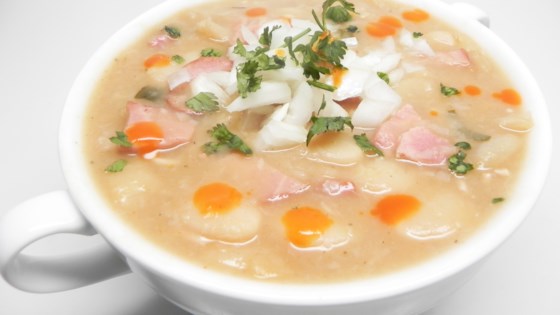 Holiday Spiral Ham And Lima Bean Soup