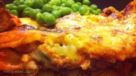 Homemade Gluten-Free and Lactose-Free Vegetable Lasagna
