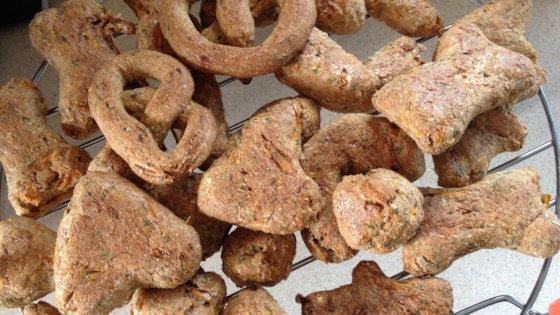 Homemade Healthy Dog Treats With Carrot And Parsley