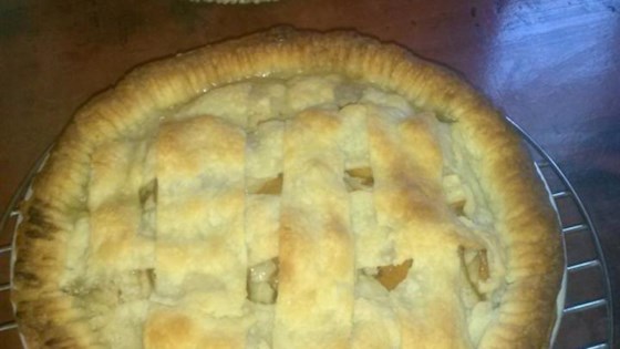 homemade pear pie from scratch