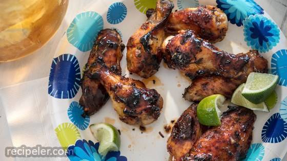 Honey-Lime Grilled Chicken Wings