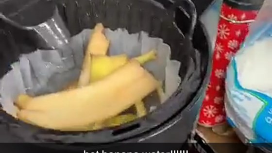 hot banana water