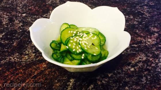 Japanese-Style Pickled Cucumber (Sunomono)