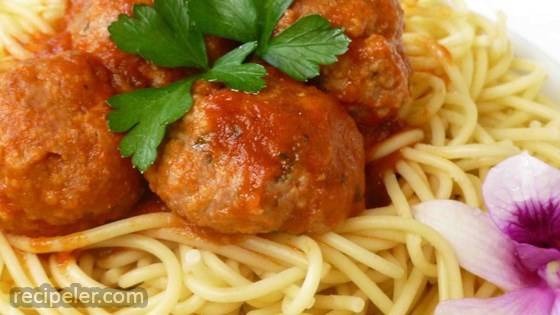 Jenn's Out Of This World Spaghetti And Meatballs