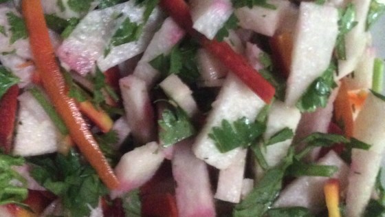 Jicama Salad With Ginger Lime Dressing