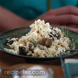 Karen's Easy Baked Mushroom and Onion Risotto