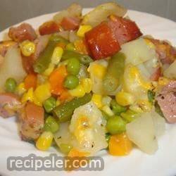 Kielbasa And Veggies