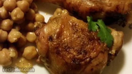 Leah's Chicken with Chickpeas