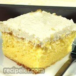lemon cooler cream cake