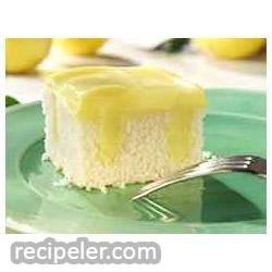 lemon pudding poke cake