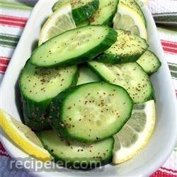 lemony cucumbers