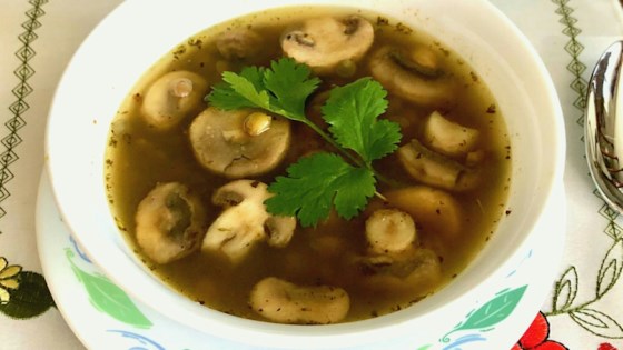 Lentil Soup With Mushrooms
