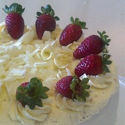 Light Strawberry Layer Cake