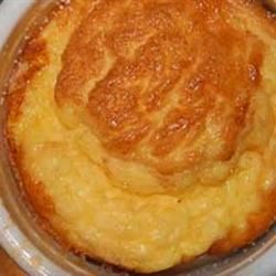 low-carb keto blue cheese souffle